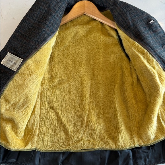 Vintage Jacobson's Wool Plaid Pea Coat Removable Liner Button Front / 4T - Picture 6 of 16